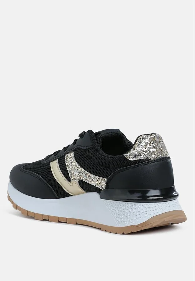 London Rag Tapers Glitter Detail Chunky Sneakers - Image 5