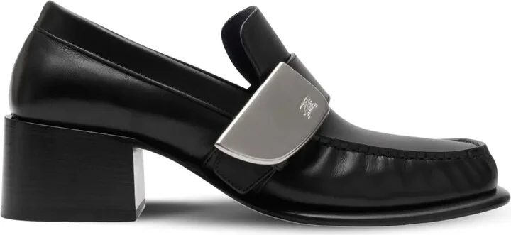 London Shield leather loafers