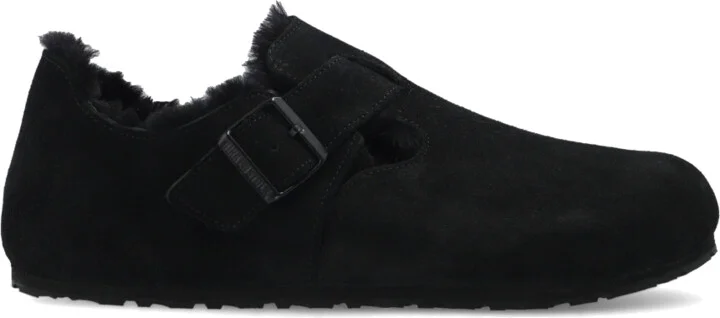 ‘London’ Suede Shoes, , - Black
