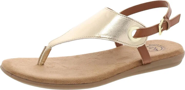 London Womens Breathable Side Buckle Thong Sandals