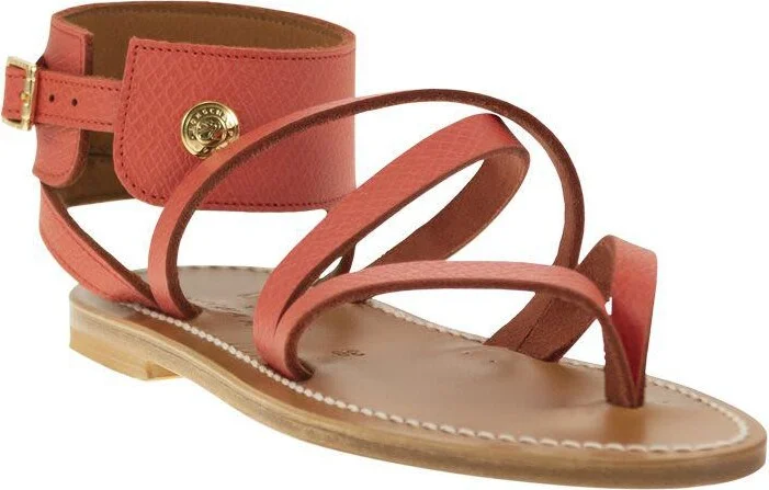 Longchamp Longchamp X K.Jacques Leather Sandals - Image 2