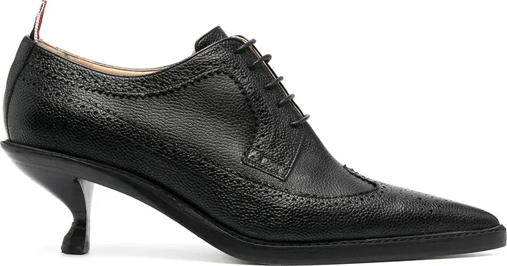 Longwing Brogues With Sculpted Heel