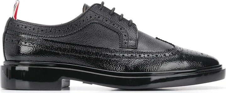 Longwing leather brogues