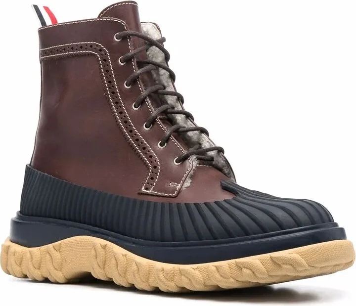 Longwing panelled Duck boots - Image 2