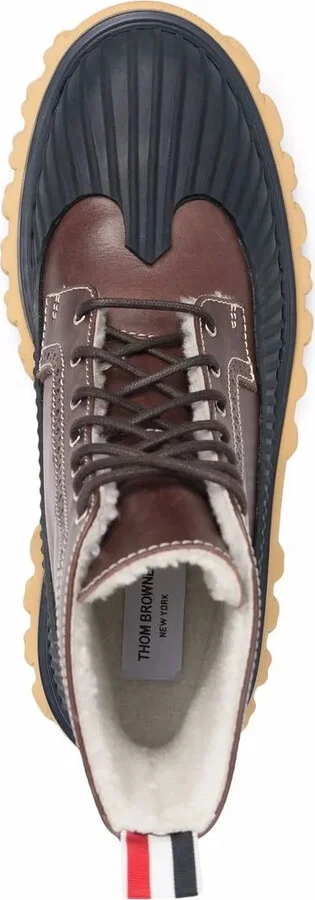 Longwing panelled Duck boots - Image 4