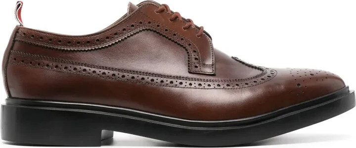 Longwing round-toe brogues