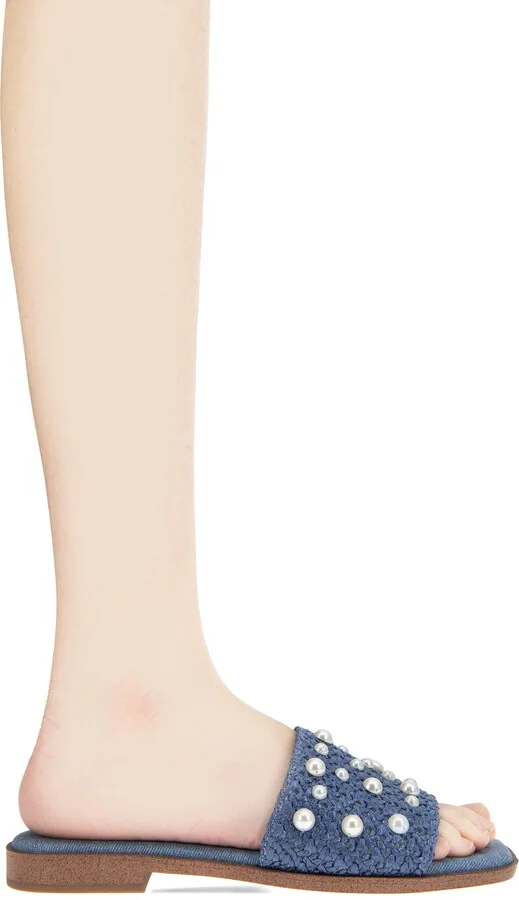 Lonnie Imitation Pearl Slide Sandal - Image 2