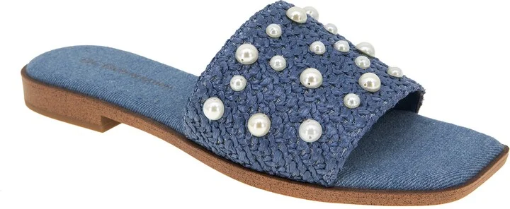 Lonnie Imitation Pearl Slide Sandal