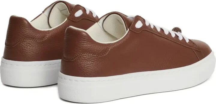 Loop Charm-Detail Lace-Up Sneakers - Image 3