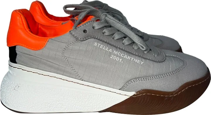 Loop Lace-Up Sneakers in Multicolor Polyester and Suede