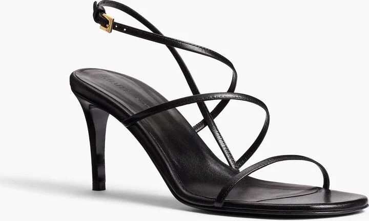 Loop Sandal in Black Leather - Image 2