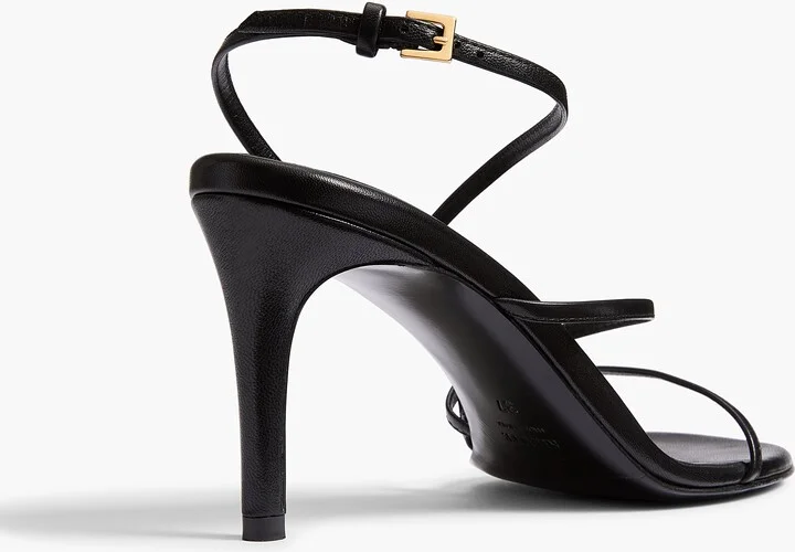 Loop Sandal in Black Leather - Image 3