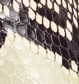 Loop Sandal in Natural Python-Embossed Leather - Image 6