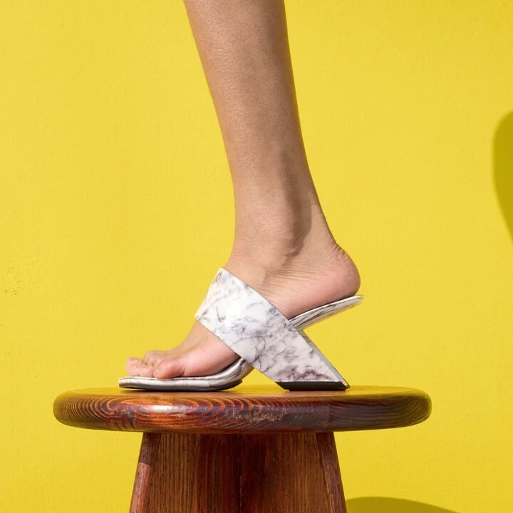 Loop Toe Hi - White Marble - Image 2