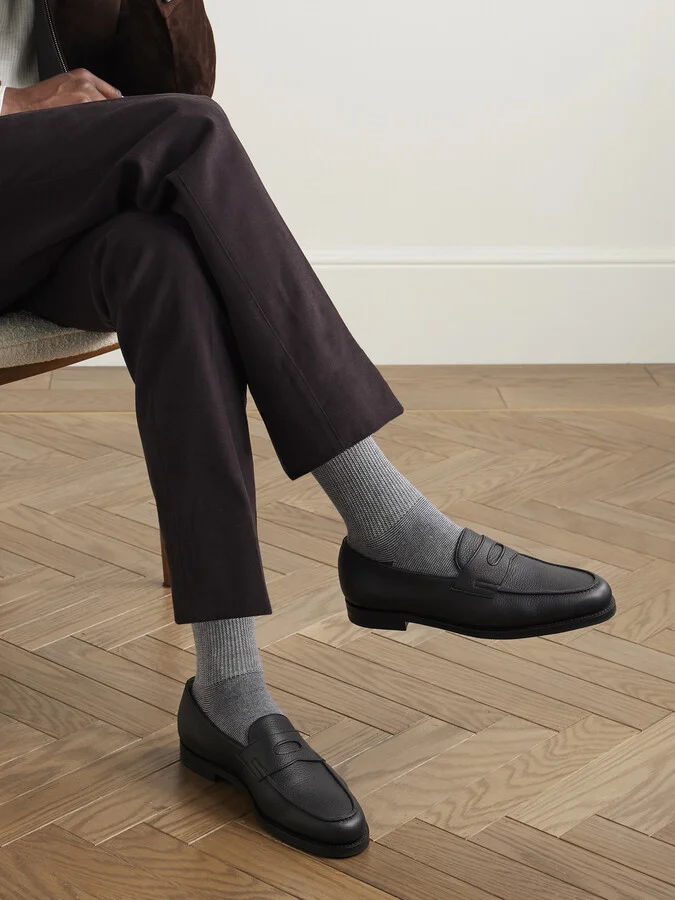 Lopez Full-Grain Leather Penny Loafers - Image 2
