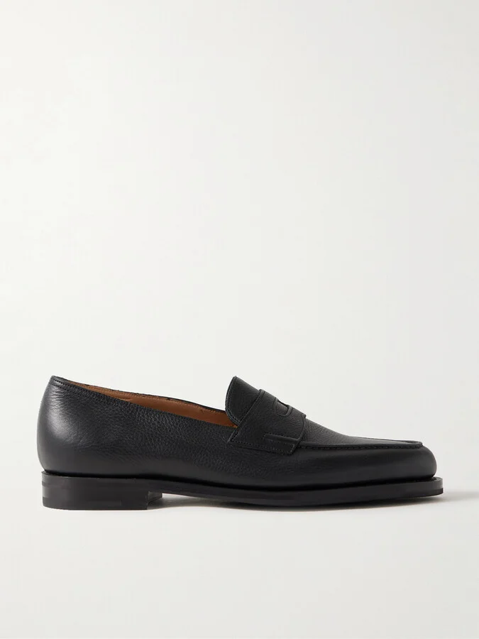 Lopez Full-Grain Leather Penny Loafers