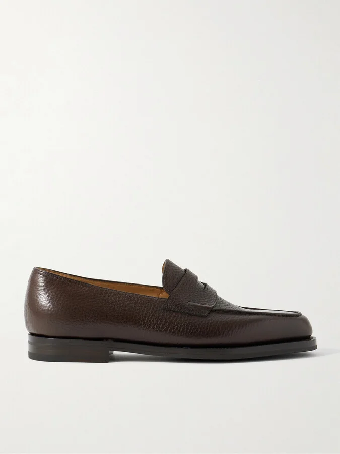Lopez Full-Grain Leather Penny Loafers