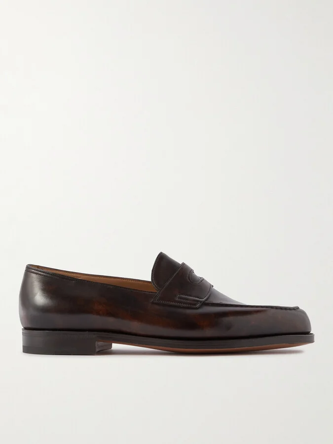 Lopez Leather Penny Loafers