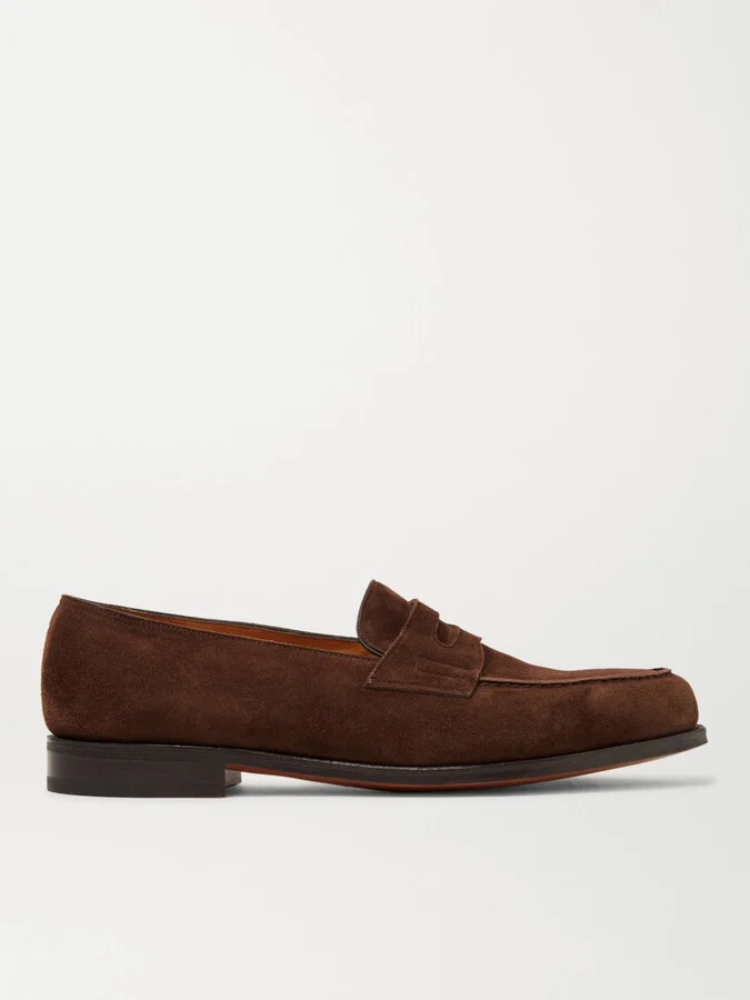 Lopez Suede Penny Loafers