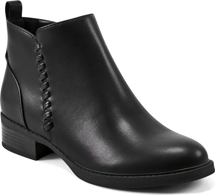 Loranda 3 Womens Zipper Faux Leather Booties
