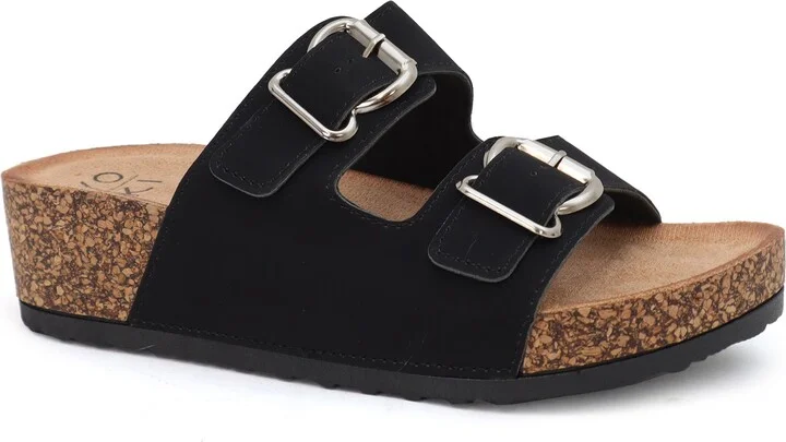 Lorayn 10 Double Buckle Platform Sandal
