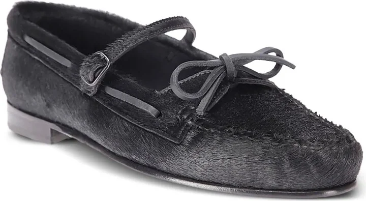 Lorea calf-hair flat pumps - Image 2