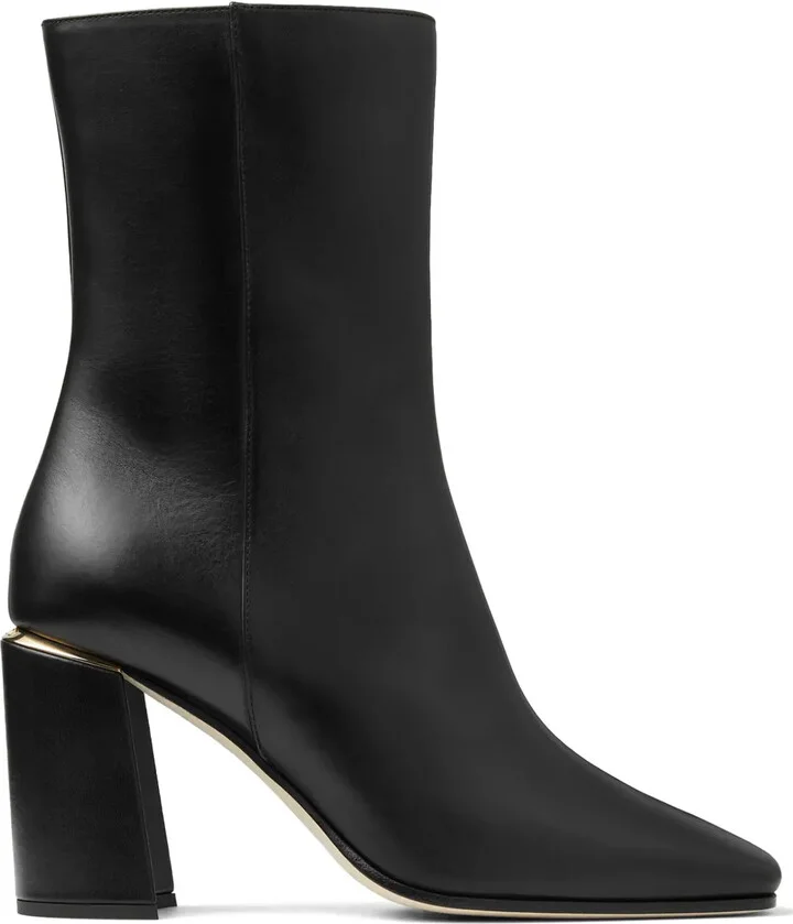 Loren 85mm almond-toe ankle boots
