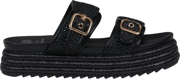 Lorena Raffia Platform Slide Sandal - Image 3