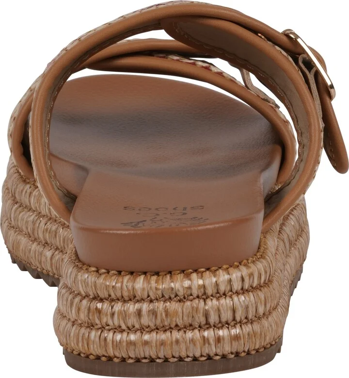 Lorena Raffia Platform Slide Sandal - Image 7