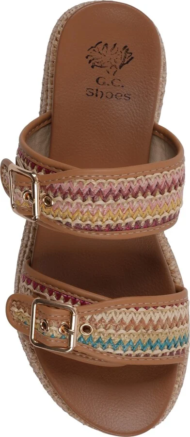 Lorena Raffia Platform Slide Sandal - Image 9