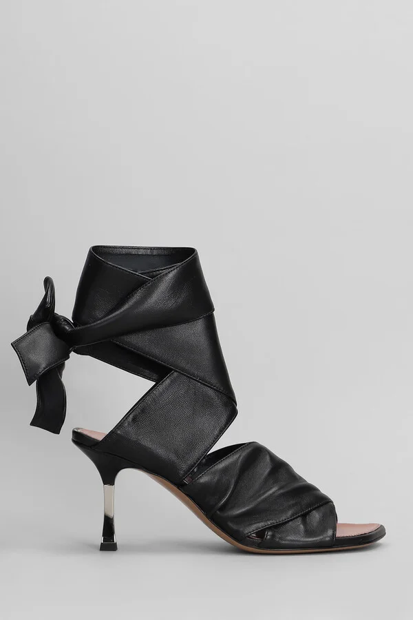 Lorena Sandals In Black Leather