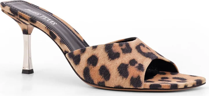 Lorena Suede Sandals With Animal Print - Image 2