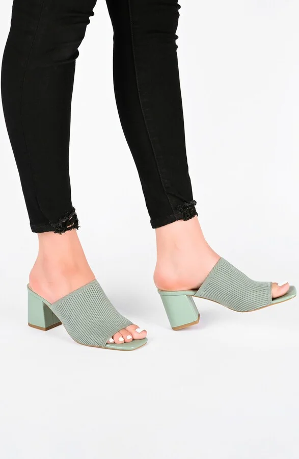 Lorenna Block Heel Mule - Wide Width - Image 8
