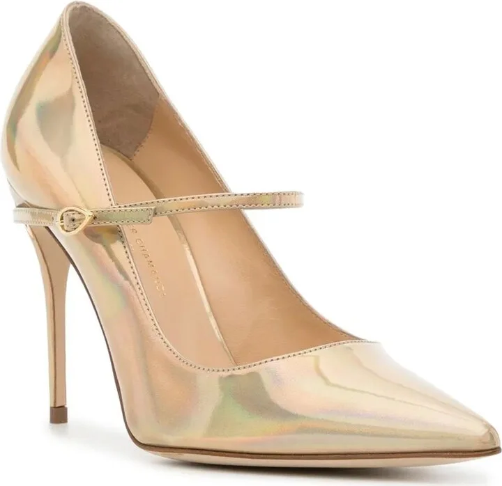 Lorenzo 105mm leather pumps - Image 2