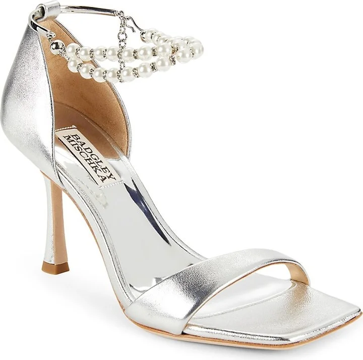 Loretta Embellished Stiletto Sandals - Image 2