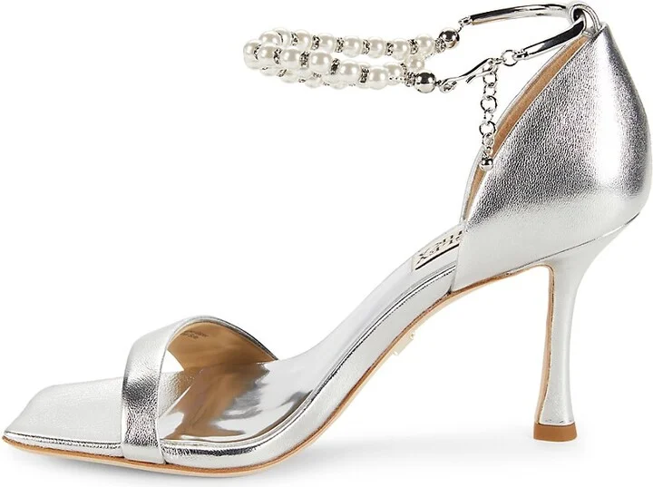 Loretta Embellished Stiletto Sandals - Image 4