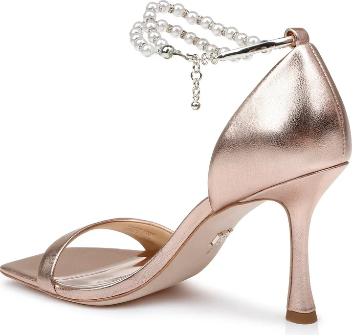 Loretta Imitation Pearl Ankle Strap Sandal - Image 2