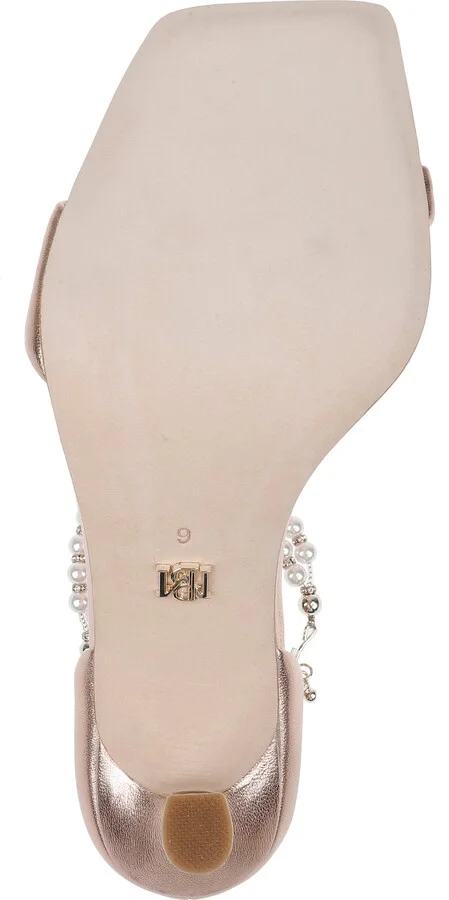 Loretta Imitation Pearl Ankle Strap Sandal - Image 6