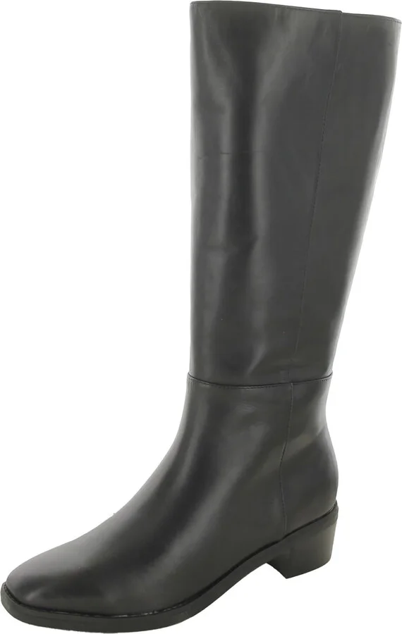 LORETTA Womens Leather Casual Knee-High Boots