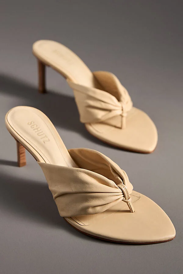 Lori Mid Thong Heeled Sandals