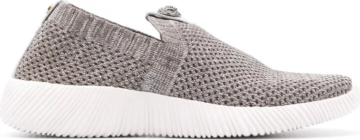 Lorna metallic slip-on sneakers