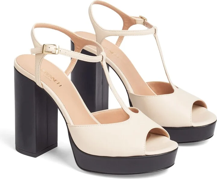 Lorna T-Strap Platform Sandal