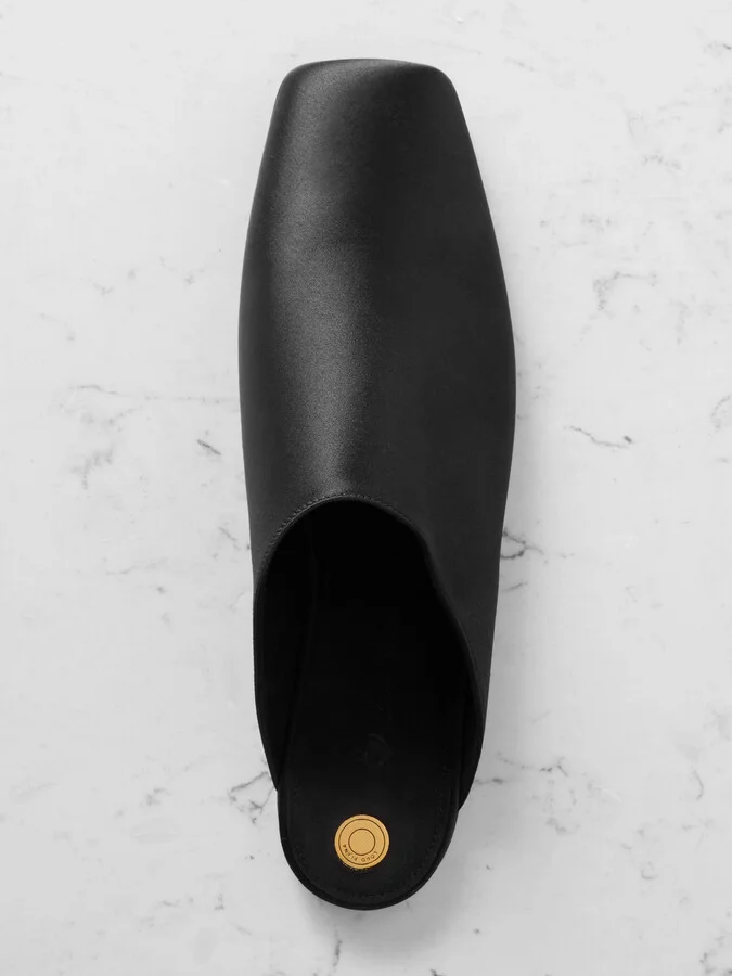 Loro Piana - Alba Satin Slippers - Black - Image 5
