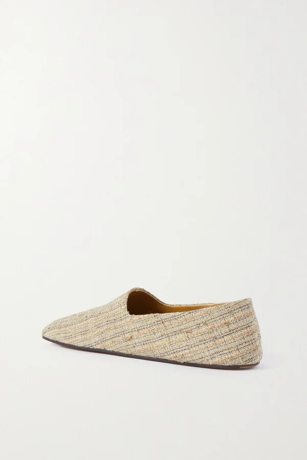 Loro Piana - Andria Canvas Loafers - Neutrals - Image 3