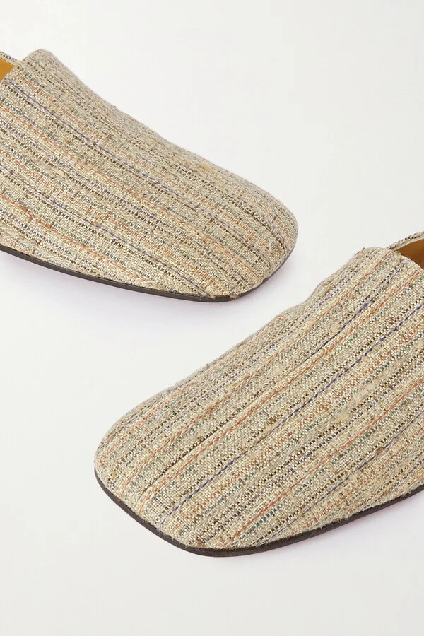 Loro Piana - Andria Canvas Loafers - Neutrals - Image 4