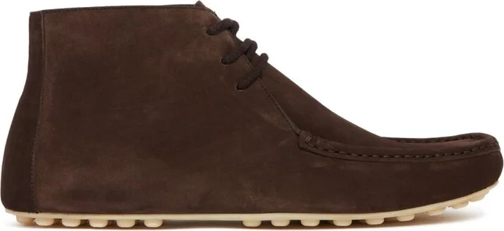 Loro Piana Dot Sole Lace-Up Walk Boots