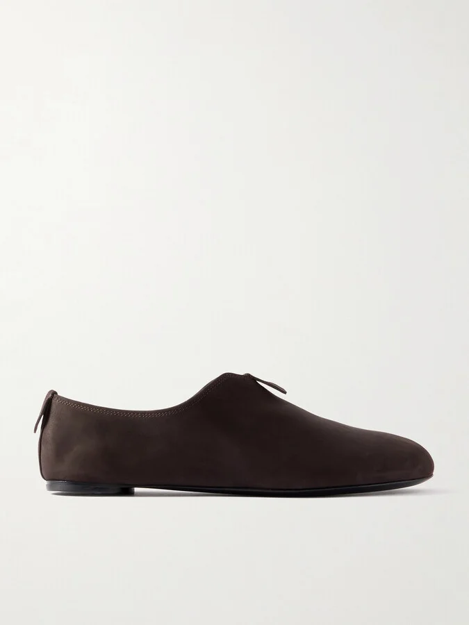 Loro Piana - Floaty Nubuck Loafers - Brown