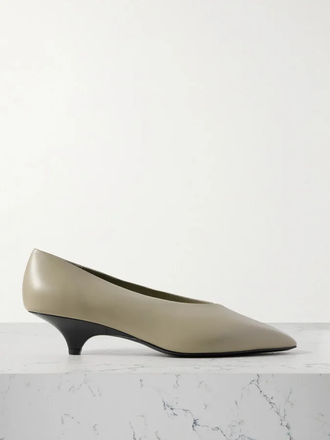 Loro Piana - Rebecca Leather Pumps - Green