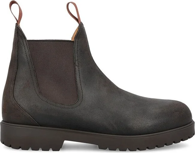 Loro Piana Round Toe Slip-On Boots