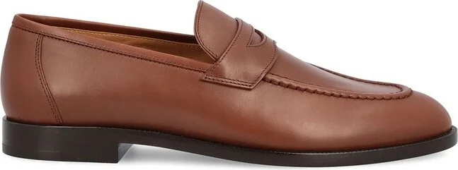 Loro Piana Sergio Round Toe Loafers